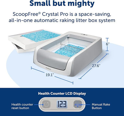 PetSafe ScoopFree Crystal Pro Legacy Self-Cleaning Automatic Litter Box - Image 3