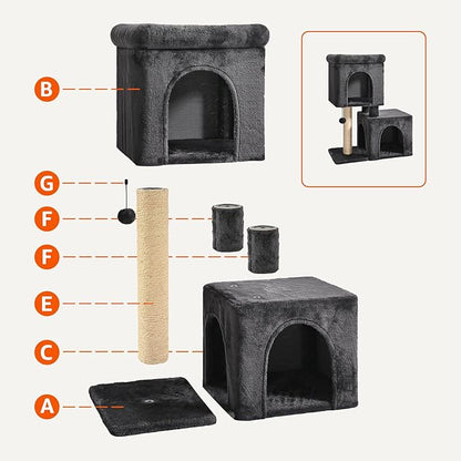 Amazon Basics 30-Inch Cat Tree Tower, Activity Center - Image 7