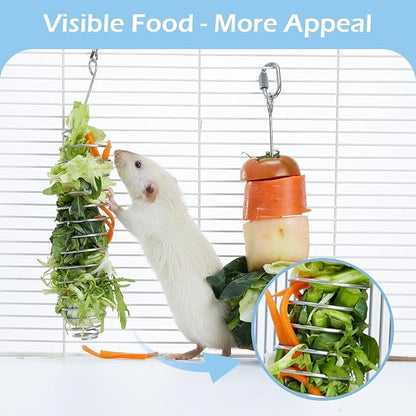 2Pcs Rat Enrichment Toys, 304 Stainless Steel Rat Foraging Toy - Image 3