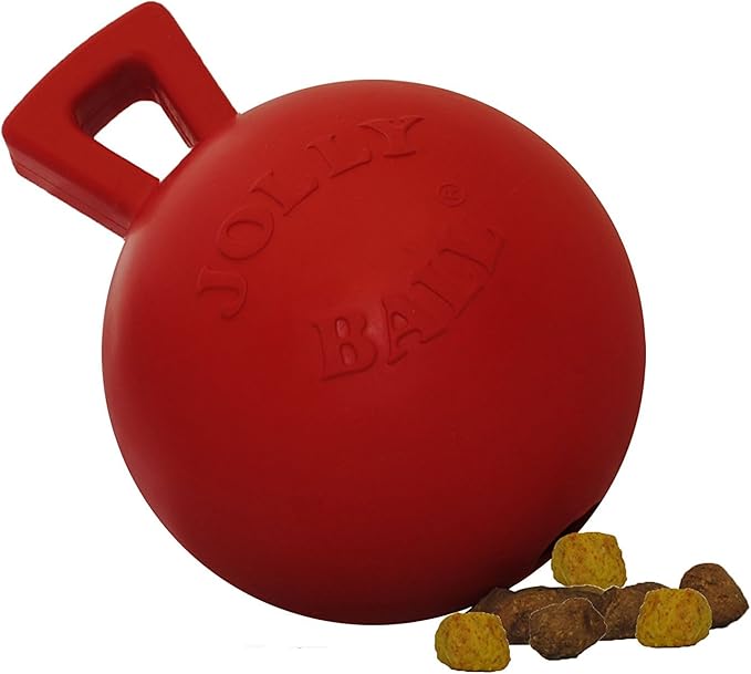 Jolly Pets Tug-n-Toss Heavy Duty Dog Toy Ball by JollyPets