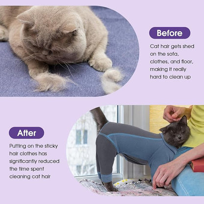 SUNFURA Hair Sticky Cat Clothes, Cat Sweater - Image 4