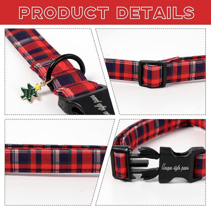 Unique Style Paws Christmas Dog Collar Plastic Buckle - Image 3
