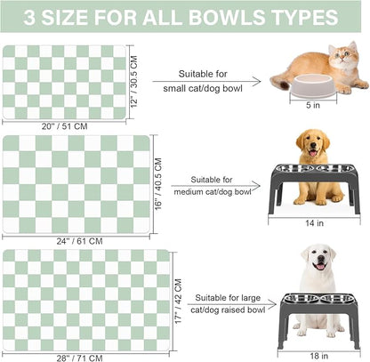 Cat Food Mat - 12"x 20" Cat Dog Mats - Image 4