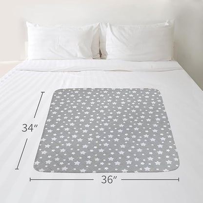 Waterproof Bed Pads Washable 34" x 36", Absorbent Chuck Pads - Image 4