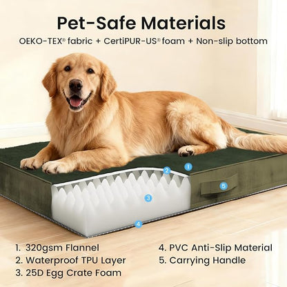 OhGeni Orthopedic Waterproof Dog Bed - Image 9