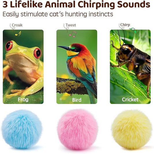 Potaroma Chirping Cat Toys Balls - Image 2