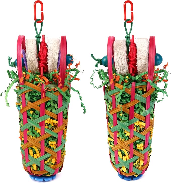 Kyouki Parakeets Toys, Love Birds, Small & Medium Parrots, Fun Foraging & by Unknown