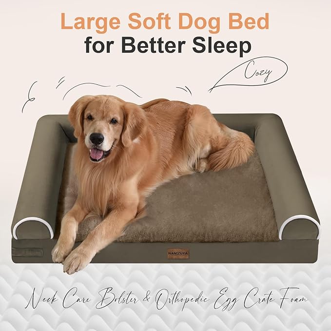 Medium Large Dog Bed Orthopedic Washable: Beds Bolster Medium Large Sized Dog - Image 2