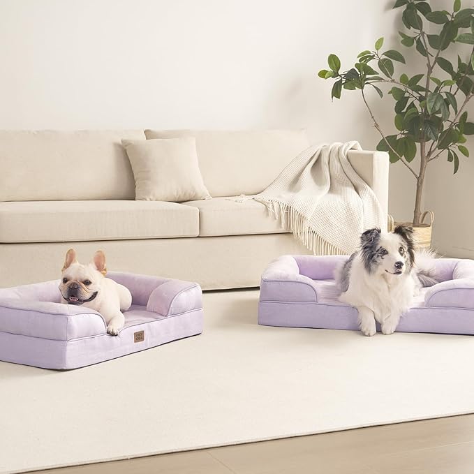 EHEYCIGA Orthopedic Dog Bed for Medium Dogs, Waterproof Memory Foam Medium Pet - Image 8