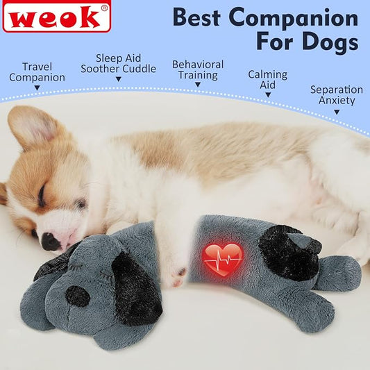 Puppy Heartbeat Toy for Separation Anxiety Relief, Heartbeat Stuffed Animal - Image 2