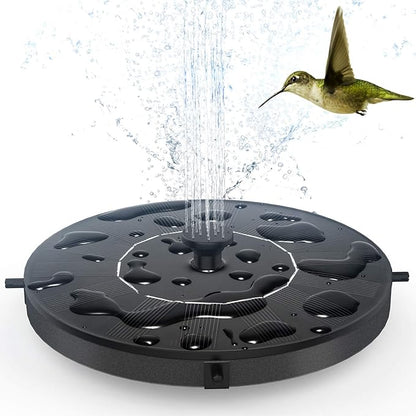 Solar Fountain, Floating Solar Powered Water Fountain Pump by AUTGA