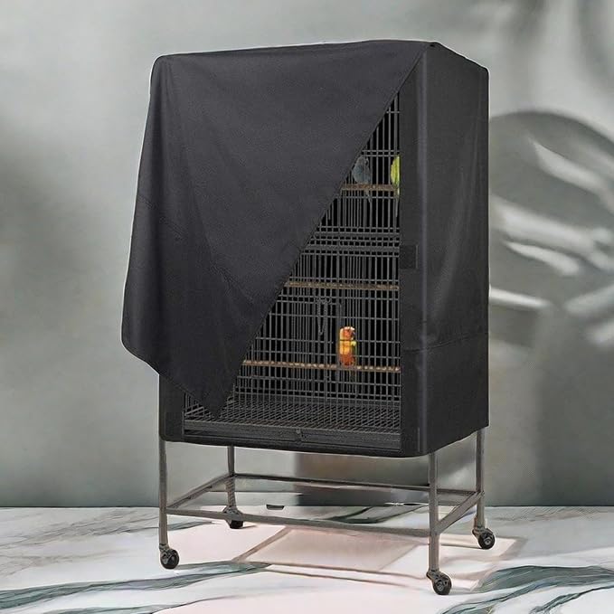 Bird Cage Covers for Night Breathable Cover Black Out Lightweight Washable Dust - Image 3
