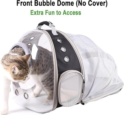 Clear Cat Bubble Backpack, Space Capsule Astronaut Transparent Bubble Dome Pet - Image 5