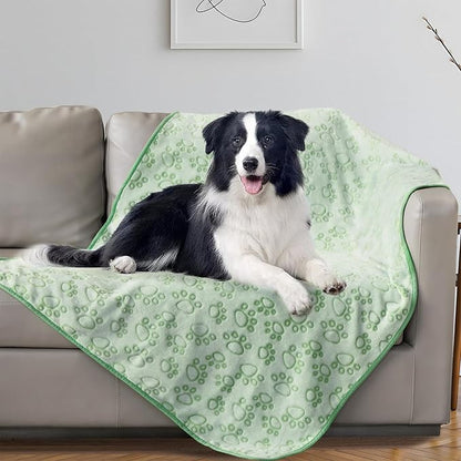Stuffed Premium Green Soft Dog Blanket, by STUFFED
