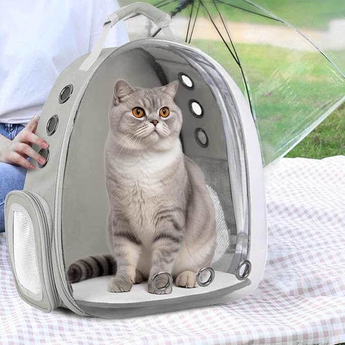 Cat Backpack Carrier Back Expandable Bubble Pet Carrier Backpack - Image 5