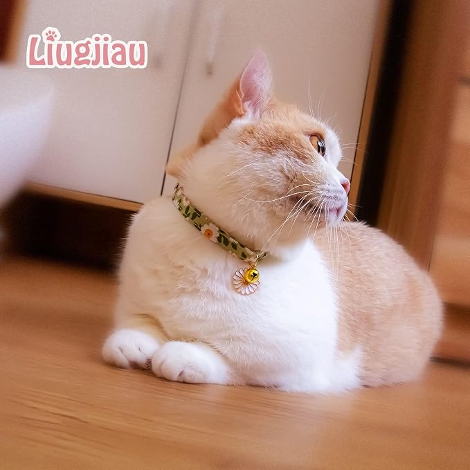 2 Pack Cotton Breakaway Cat Collar - Image 5