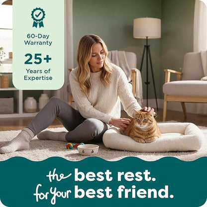 FurHaven Dog Bed for Small Dogs & Cats, Bolster Crate Pad - Image 9