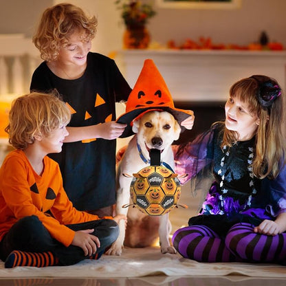 QDAN Halloween Dog Toys, Soccer Balls, Interactive Pet Toys, Puppy Dogs - Image 2