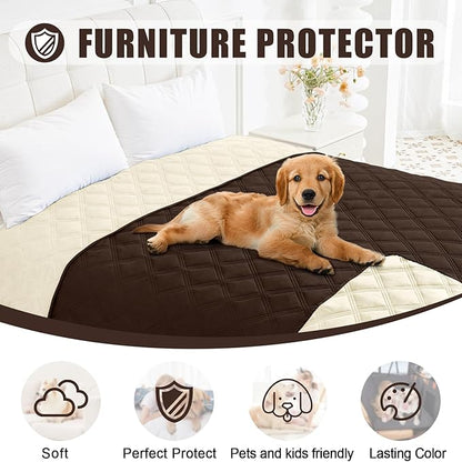 Smiry Waterproof Dog Bed Cover Blanket 52x82, Soft Reversible Pet Blanket - Image 8