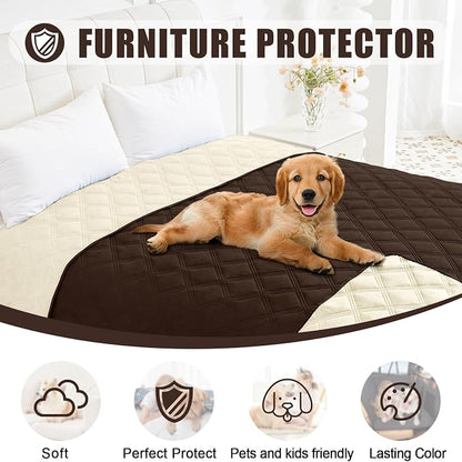 Smiry Waterproof Dog Bed Cover Blanket 68x82, Soft Reversible Pet Blanket - Image 8