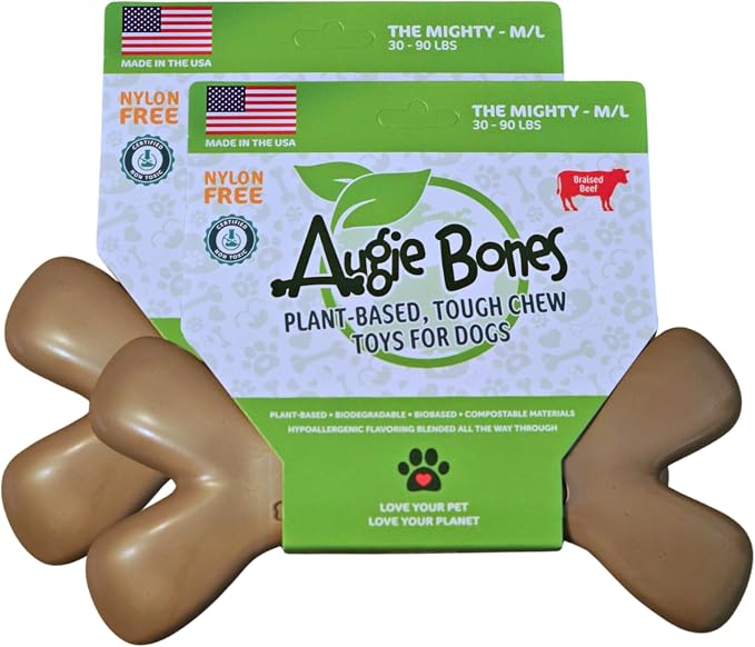 2-Pack Non-Toxic Dog Toys by AugieBones