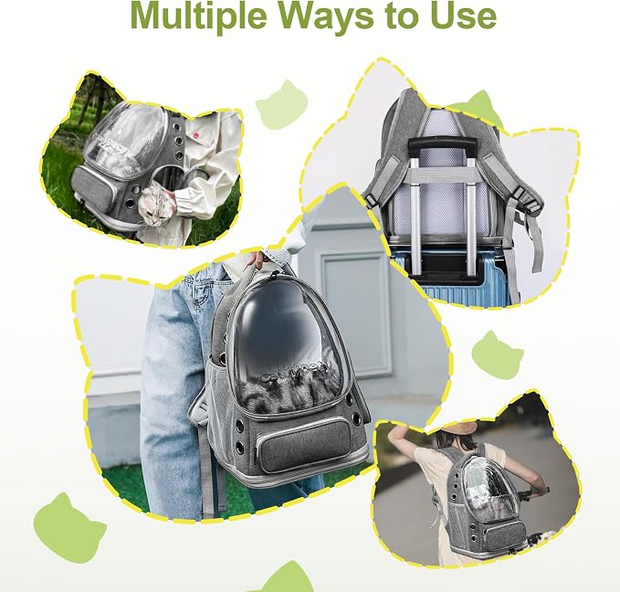 Expandable Cat Backpack, Cat Bubble Backpack Carrier - Image 9
