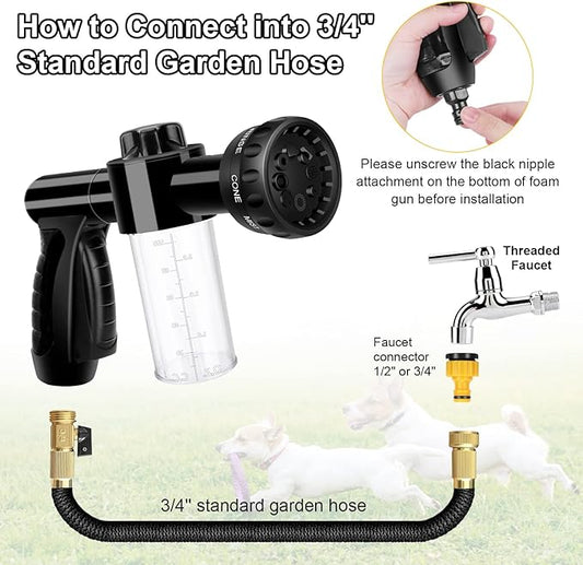 BOBOKA Pup Pony Jet 7-Piece Pet Bathing Tool Set - Image 2