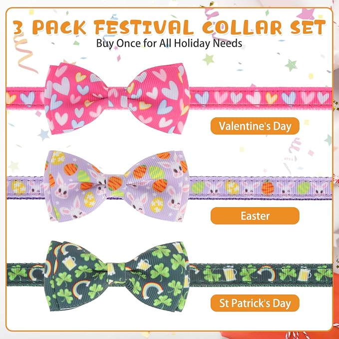 KOOLTAIL St Patricks Day Cat Collars Breakaway - Image 3