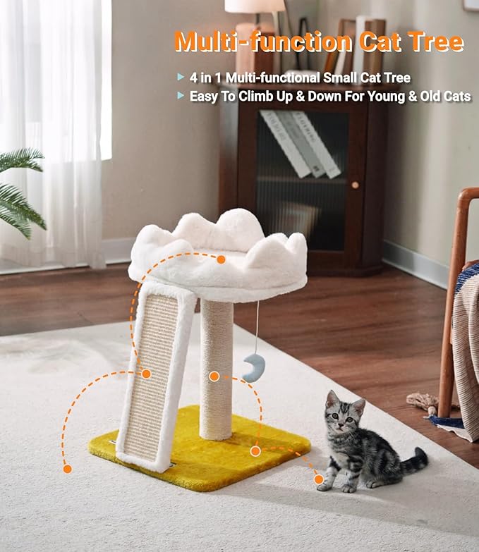 Happi N Pets New Cloud Cat Tree Tower, Cat Scratching Post - Image 2