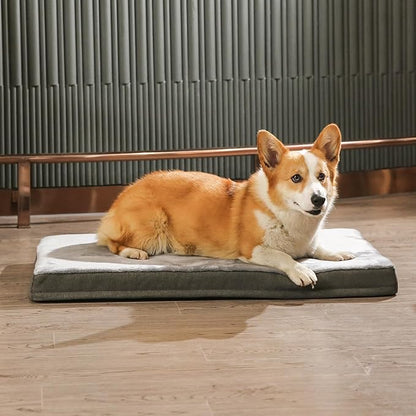 Amazon Basics Dog Bed with Cooling Gel Memory Foam, Machine Washable Removable - Image 9