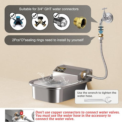 Automatic Water Dispenser for Dogs, Patented 3L Outdoor Dog Drinking Water Bowl - Image 5