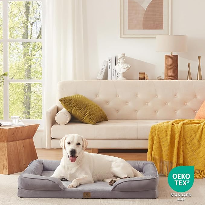 Bedfolks Orthopedic Dog Bed XL, Waterproof Dog Sofa Bed - Image 8
