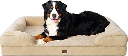 EHEYCIGA Orthopedic XL Dog Beds, Waterproof Memory Foam Dog Bed by EHEYCIGA