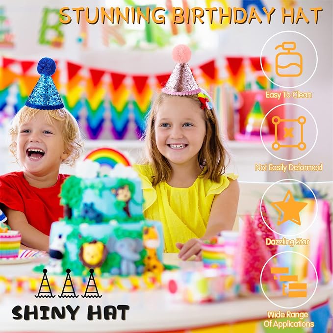 4 Pieces Dog Birthday Hat for Pets Christmas Party Decoration Accessories Pet - Image 5