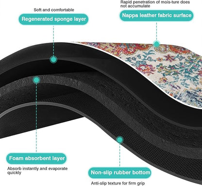 Pet Feeding Mat for Floors Waterproof Dog Mat for Food and Water Absorbent - Image 6