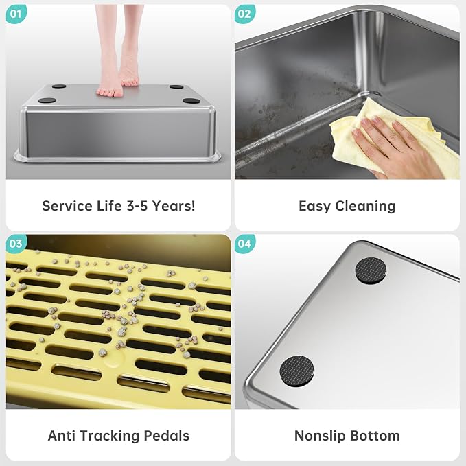 Stainless Steel Litter Box - Image 5