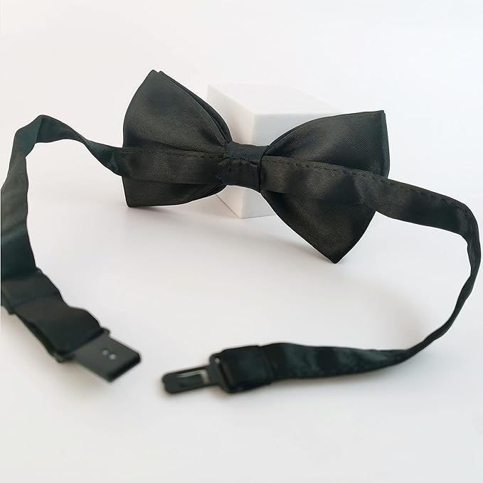 Black Bow Tie for Dogs, KOOLMOX Adjustable Dog Bow Tie Collar for Medium and - Image 7