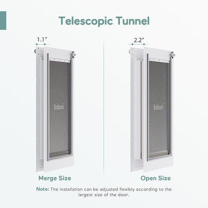 Baboni 3-Flaps Pet Door for Interior and Exterior Doors, Steel Frame and - Image 7