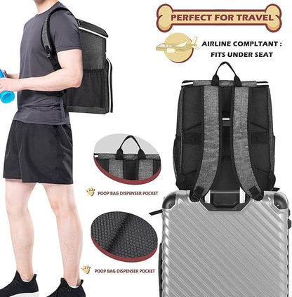 BAGLHER 丨Dog Travel Bag Backpack, Airline Approved Pet Supplies Backpack - Image 5
