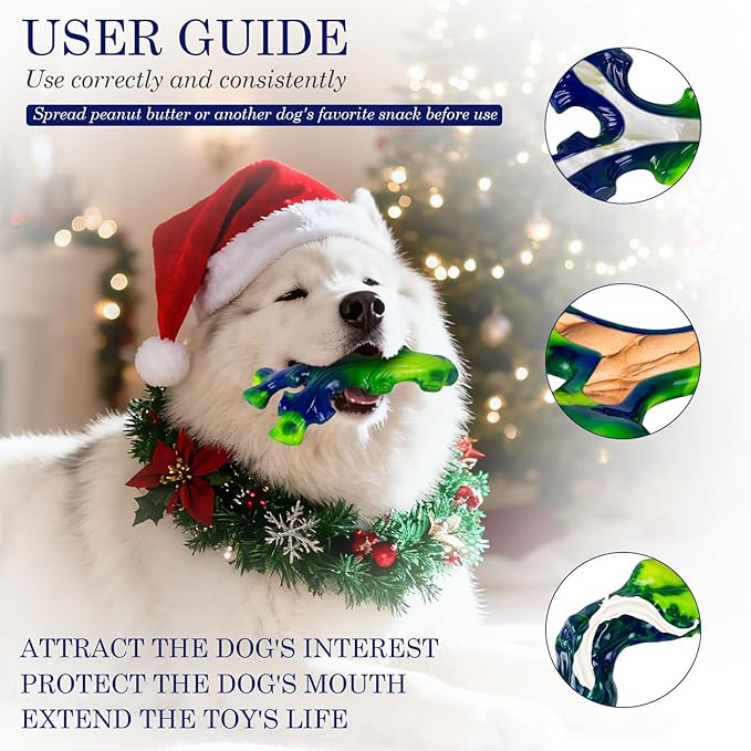 6-Pack Indestructible Dog Toys for Large Breed: Dog Toys for Aggressive Chewers - Image 3