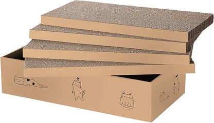 4 Packs in 1 Cat Scratch Pad by Mankaide