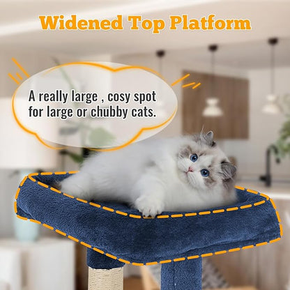 FDW 37.8 inch Cat Tree Cat Tower - Image 2
