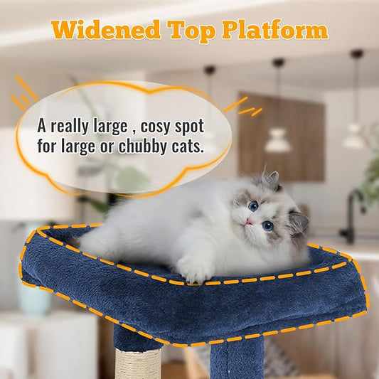 FDW 37.8 inch Cat Tree Cat Tower - Image 2