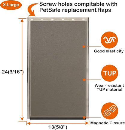 X-Large Dog Door Replacement Flap Compatible - Image 3