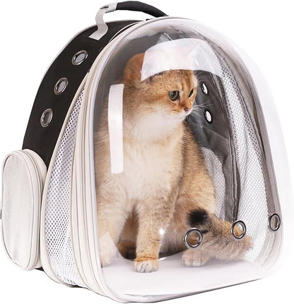 Front Expandable Large Cat Backpack Carrier, Fit up to 20 lbs, Space Capsule - Image 6