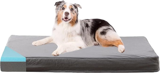Orthopedic Memory Foam Dog Bed, Cooling Dog Beds Waterproof Pet Bed by ABETTERLIFEWITHPET