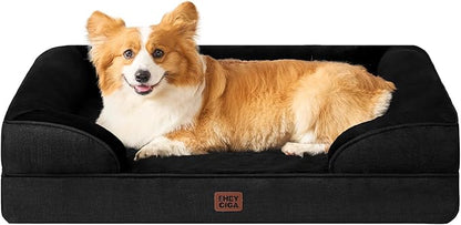 EHEYCIGA Orthopedic Dog Beds for Large Dogs, Waterproof Memory Foam Large Pet by EHEYCIGA