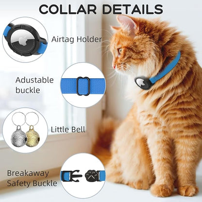 AirTag Cat Collars, Stretchy Collar - Image 5
