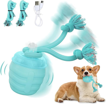 Interactive Dog Toy, Motion Activated Rolling Squeaky Ball by Huimpet