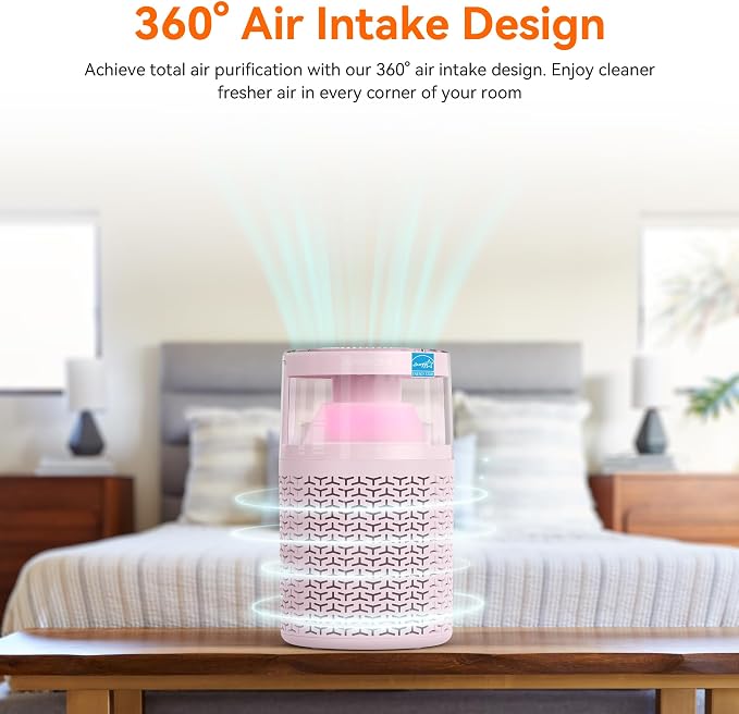 AIRROMI Pet Air Purifier for Home & Bedroom, HEPA Activated Carbon Filter - Image 7
